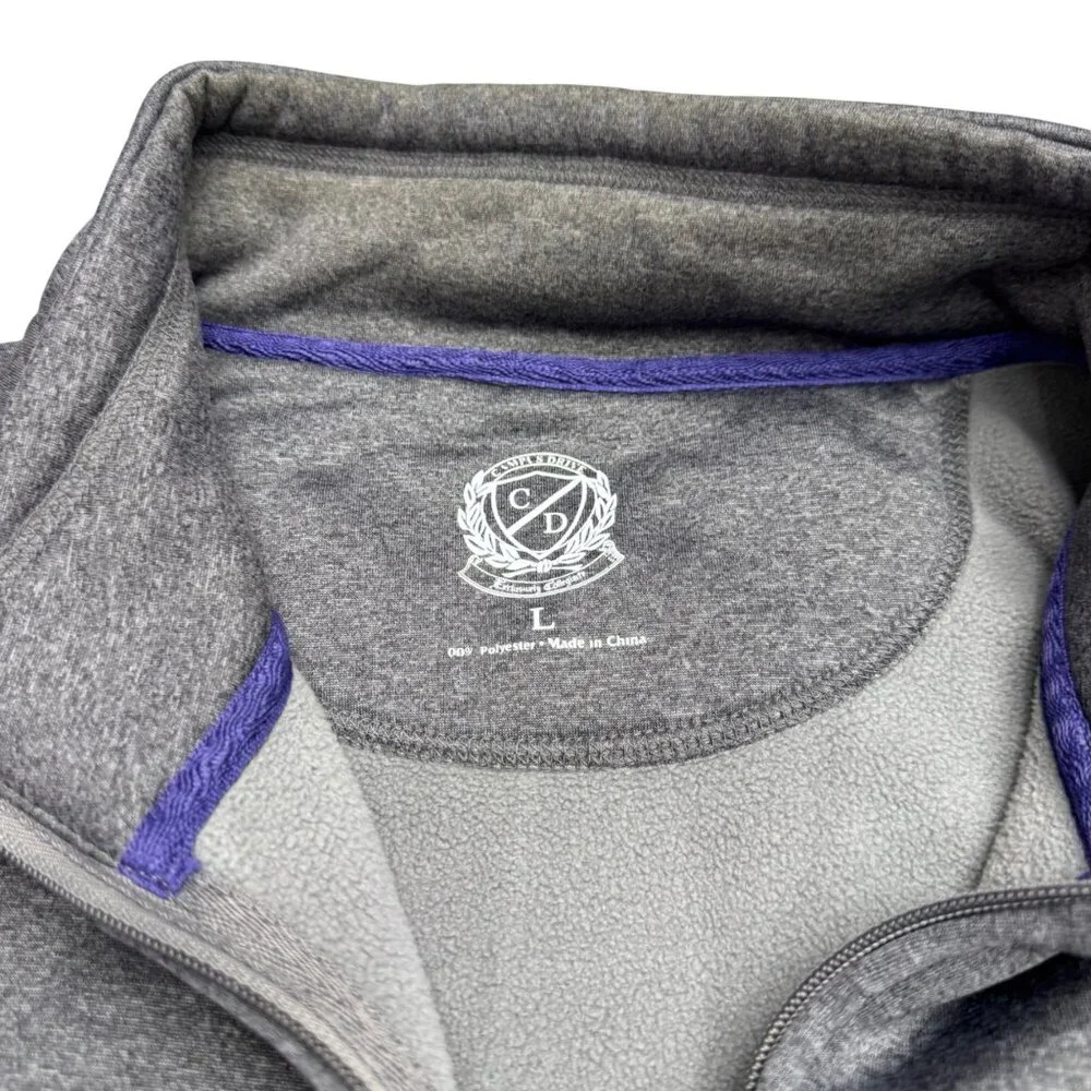 Campus Drive Washington Huskies Women's Gray Purple Full Zip Jacket, Size L - Picture 4 of 8